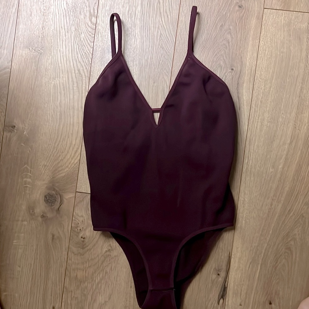 Lively Bodysuit. Burgundy S